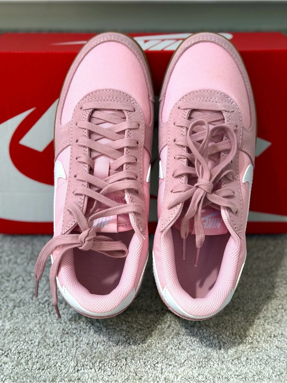 Nike Field General Sneakers Pink & White (Big Kid)